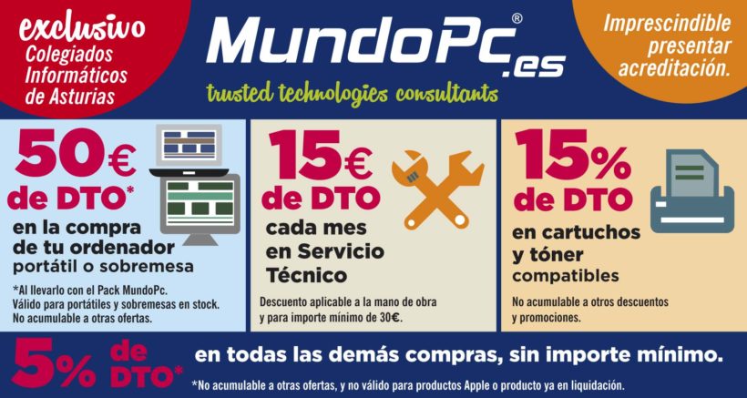 Beneficios Convenio MundoPC