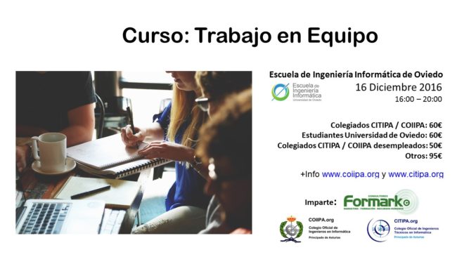 Cartel Curso "Trabajo en Equipo"