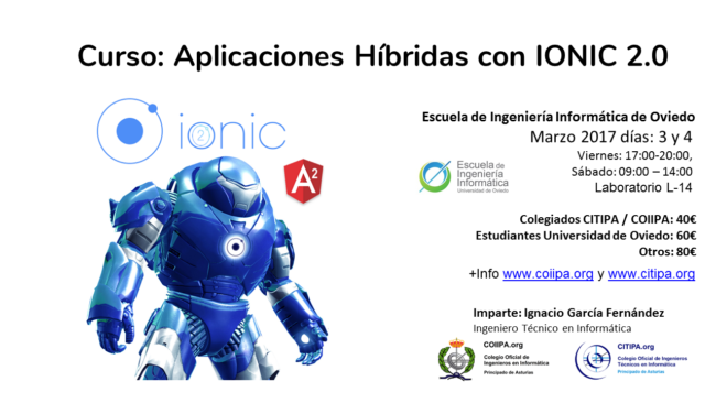 Cartel Curso Ionic2