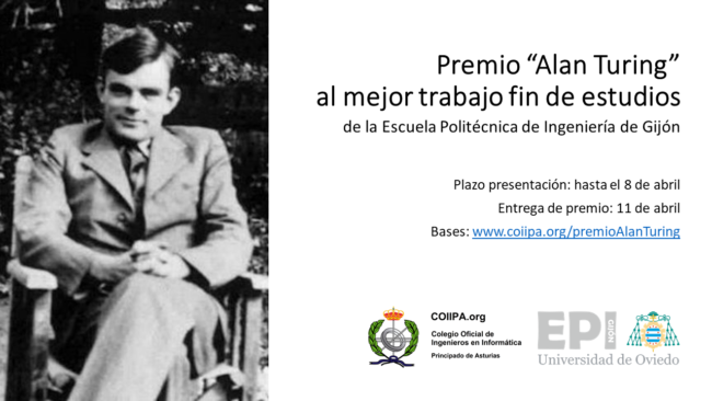 Cartel Premio Alan Turing 2019